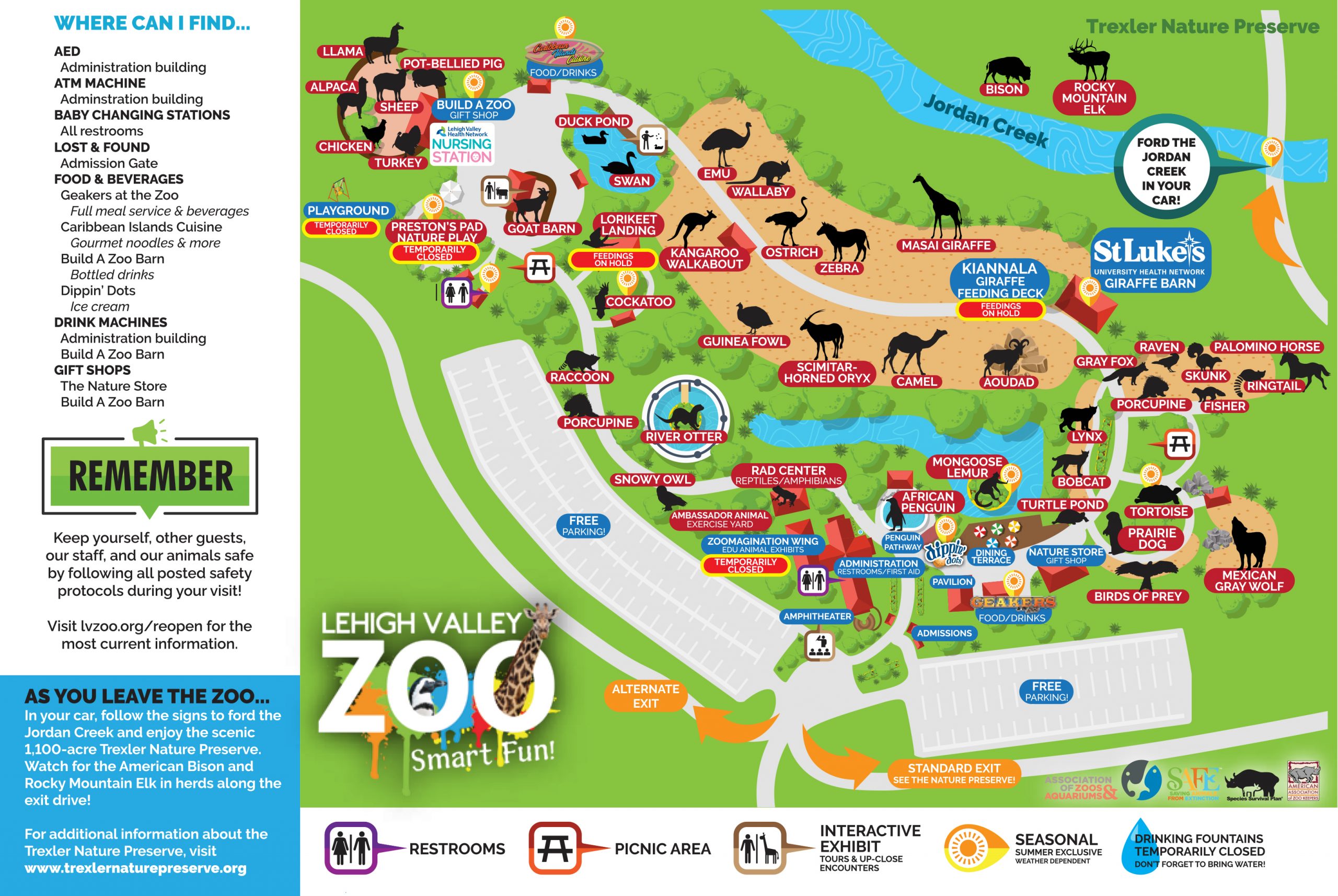 map of zoos        <h3 class=